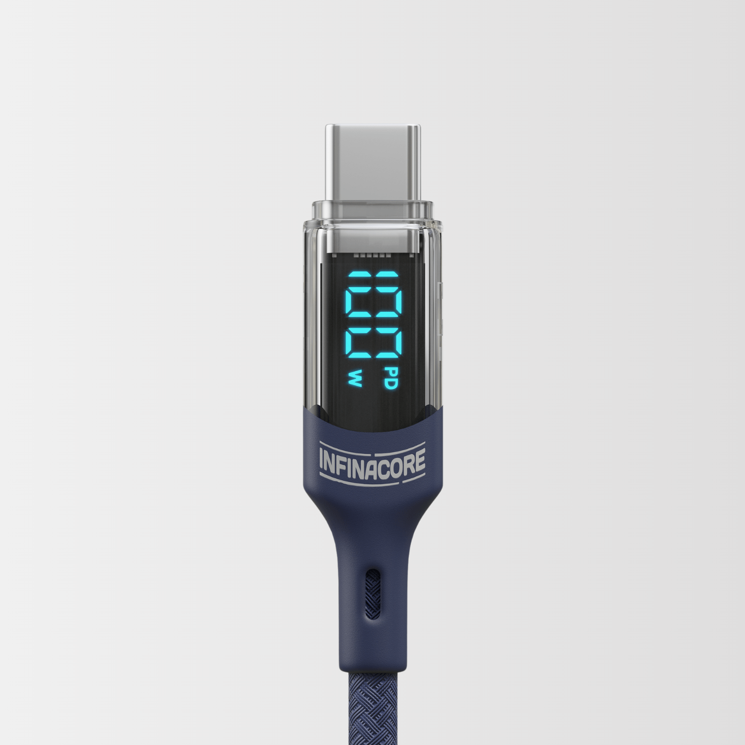 Woven LED Wattage 100W Display Cable - InfinaCore®