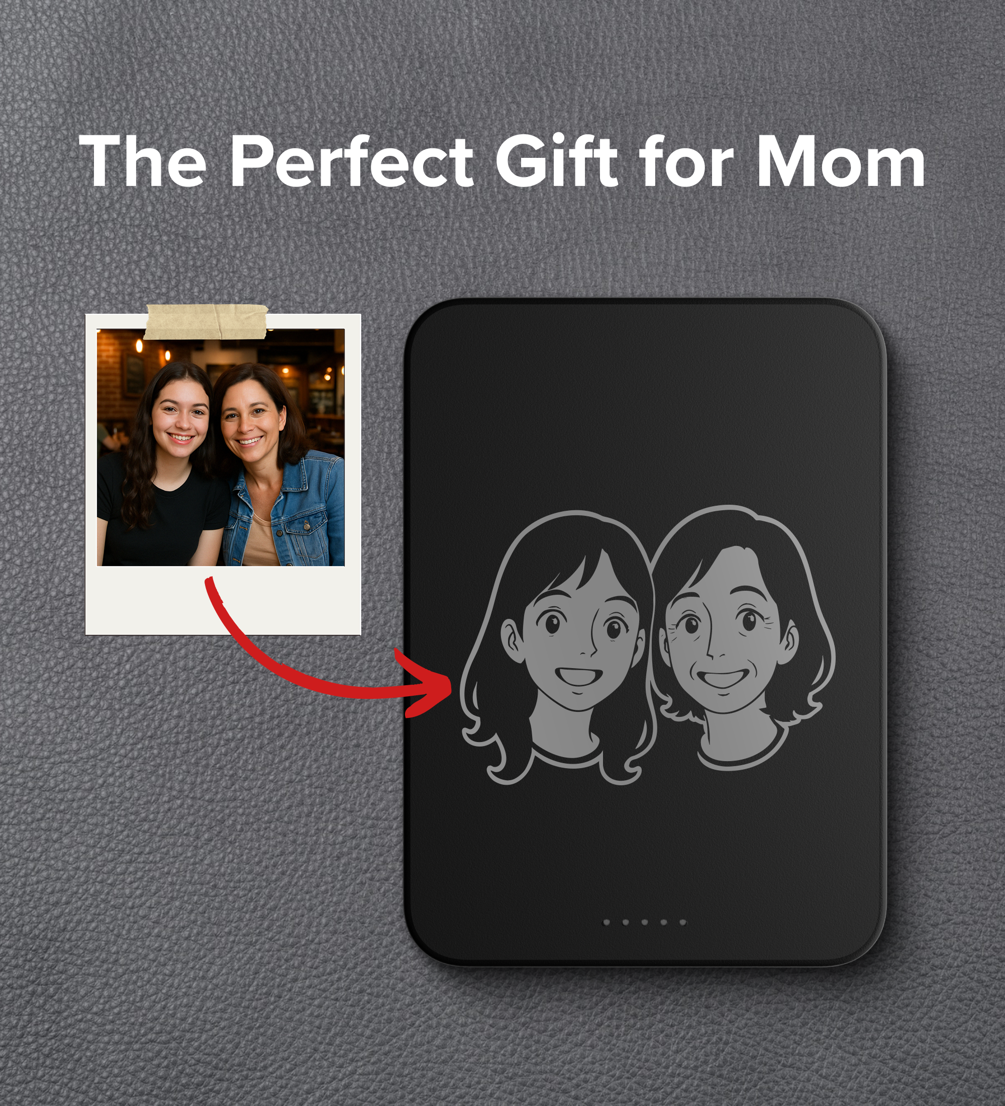 M3 with Custom Cartoon Portrait Engraving