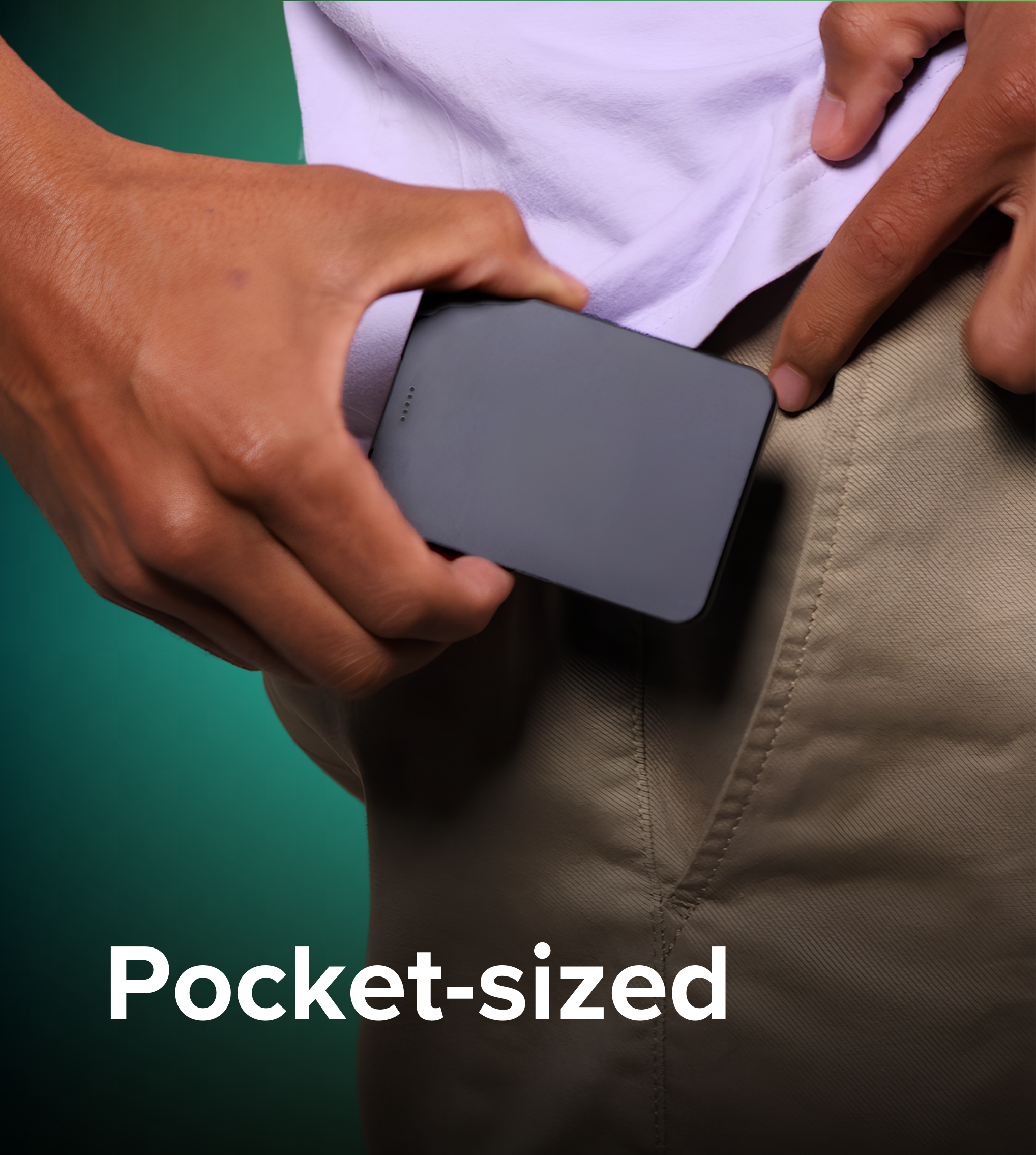 InfinaCore M3 Mini MagSafe Power Bank 5000mAh | Wireless | 15W Fast Charging | Ultra Compact