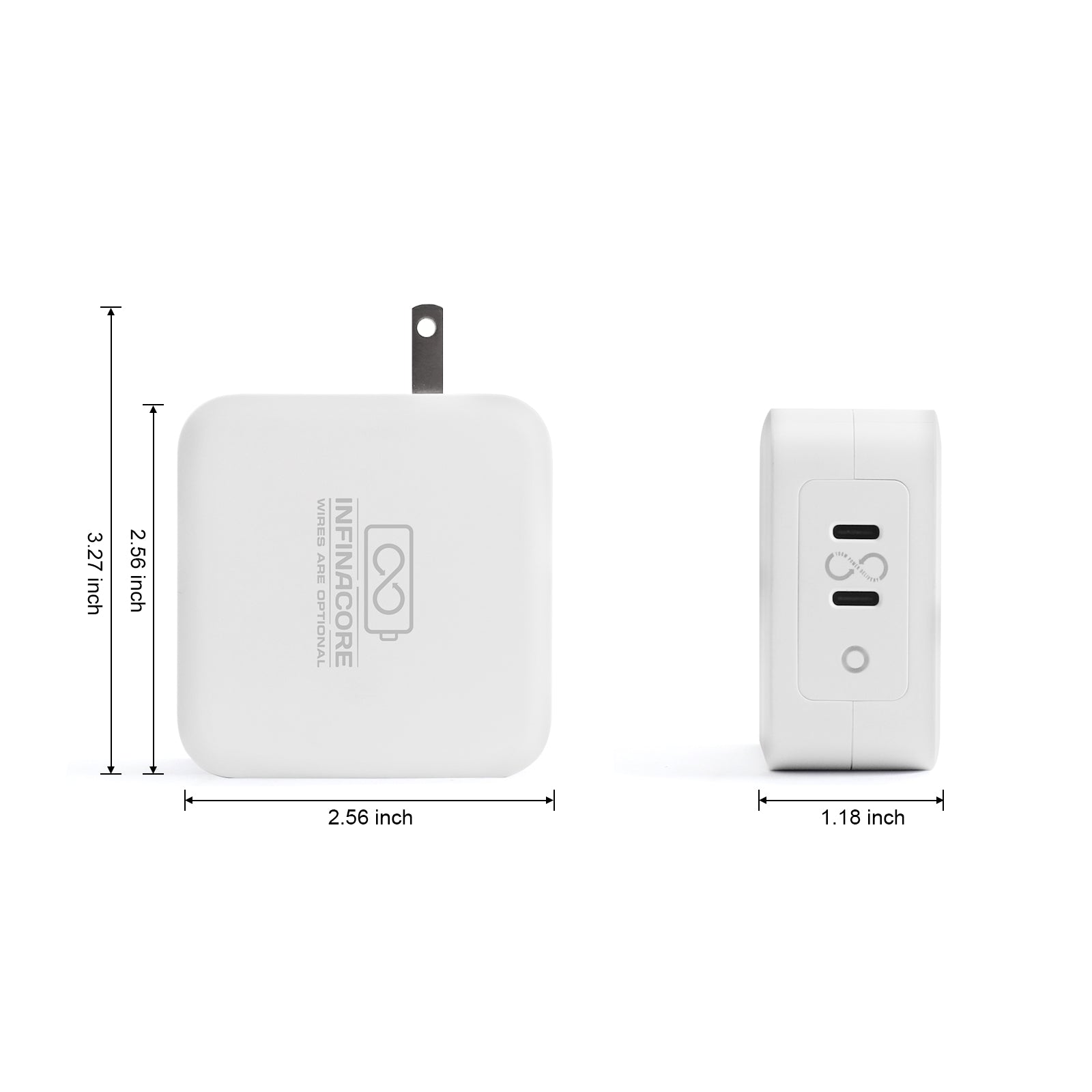 PowerPlug+ 100W Wall Charger - InfinaCore®
