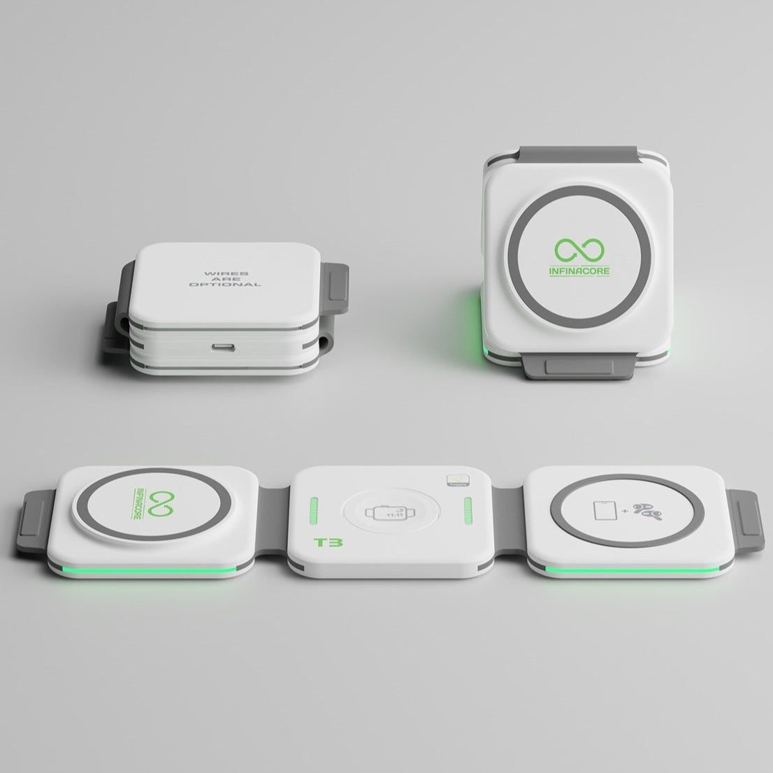 T3: 3-in-1 Wireless Charging Station - InfinaCore®